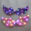 Alas de material plástico de Halloween europeas y americanas con luces alas de ángel de festival de fantasmas accesorios de mascarada
