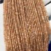 Natural Gold Point Sun Stone Sugar Bead Cut Surface Original Stone Bracelet Colar DIY Sunlight Stone Bracelet Crystal Jewelry