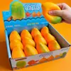 Bolinha antiestresse de manga simulada, um gadget para aliviar o estresse, uma bolinha antiestresse em formato de vegetal com retorno lento, um brinquedo de pegadinha para crianças, um produto popular transfronteiriço