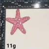 Nuevo Comercio Exterior Hecho a Mano Estrella de Mar de Perlas Joyería Pequeña Broche Colgante Independiente Accesorios al por Mayor DIY Encaje