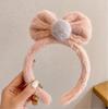 Diadema Especial para Lavar la Cara, Diadema Divertida de Otoño e Invierno con Diseño de Oso Lindo, Cinta para el Pelo, Horquilla, Accesorios para el Pelo, Tocado de Felpa