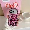 Funda de Teléfono Móvil Apple 17 para iPhone 16 Pro Max con Estampado de Leopardo en Color Contrastante Personalizado, Funda con Película Dos en Uno para 15/14