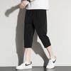 Pantalones Cortos Deportivos Casuales de Nylon Elástico en Cuatro Direcciones de Seda Helada para Hombre, Pierna Recta, Elásticos, Secado Rápido, Ajustados, Venta Transfronteriza