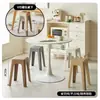 Taburete de plástico para uso doméstico, engrosado y resistente, adecuado para adultos, con acolchado suave, antideslizante, apilable y se puede usar como taburete de comedor o taburete alto para la mesa del comedor