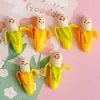 Borracha de Banana Montável 3D Tridimensional Sorridente de Desenho Animado Criativo para Crianças, Suprimentos de Presente para Alunos do Ensino Fundamental