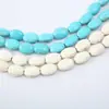 Pedras Turquesa Sintética em Formato Oval Soltas para Colares, Pulseiras e Acessórios de Roupa Artesanais DIY Atacado