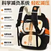Nueva mochila escolar transfronteriza para estudiantes de primaria (grados 1-6), Mochila infantil de gran capacidad, resistente al agua, protectora de la columna, directo del fabricante