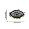 Serie Ojo de Perlas Bordado de Perlas Ojo del Diablo Parche Aplicación para Zapatos, Sombreros, Accesorios, Accesorios de Ropa, Parche Aplicación