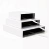 Caja de Almacenamiento de Joyería Transparente a Prueba de Polvo Caja de PE con Película Regalo Caja de Papel Usar un Collar Pulsera Embalaje Caja de Suspensión