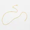 Collar de Acero Inoxidable Xuping Sencillo de Uso Diario Fácil de Combinar con Colgante, Cadena Lisa en Capas, Accesorios de Collar Elegantes al por Mayor para Mujeres