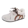 Zapatos Deportivos Casuales Transpirables de Suela Gruesa Bordados para Otoño Estilo Coreano Ins Tendencia Modelo Nuevo 2026 Forrest Gump para Mujer Y16