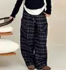 Conjunto de Sudadera de Otoño para Niñas 2026 Nuevo Conjunto de Otoño Infantil Pantalones Cargo de Cuadros Elegantes Conjunto de Dos Piezas para Niños Mayores