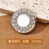 Botones Perla Pequeños Fragantes de Plástico Botones para Abrigo Cortavientos Camisa Suéter Cárdigan de Lana Pijamas Botones Decorativos
