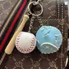 Llavero Colgante Mini Béisbol Transfronterizo Accesorios Deportivos Casuales Softbol Béisbol Pequeños Accesorios Fabricante de Manualidades