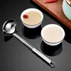 Cuchara separadora de aceite de acero inoxidable no magnético 304 Hogar de cocina Filtro Cuchara Olla caliente Artefacto para eliminar aceite Puede ser una generación de cabello