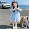 Comercio Exterior Vestido Abullonado Nuevo Elsa Otoño 2026 Versión Coreana Vestido de Princesa de Tul Celebridad de Internet Ropa Infantil Al por Mayor