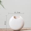 Estilo Coreano Vintage Hidropônico Preto e Branco Pendurado na Parede Vaso de Flores Cerâmico Jardinagem Simples Jardinagem Criativa em Casa Vaso de Flores Suculentas