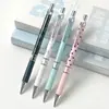 Tianzhuo 0,4mm lápis automático alta valor de cor ponta de caneta retrátil grafite fino lápis móvel escrita e pintura grafite contínuo