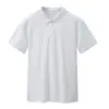 Nueva camisa polo antibacterial de 40 hilos, 220 gramos, Sorona 7A para hombre, ropa de trabajo de alta gama con bordado de logotipo personalizado