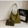 Bolso Casual de Gran Capacidad para Mujer 2025 Invierno Nuevo Retro Simple Bolso de Hombro Ropa de Trabajo Versátil Bolso Tote