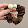 Goma para el Cabello Dulce y Versátil para Niñas, Estilo Coreano, Estilo Perezoso, Tamaño Extra Grande, Adecuada para Cabello Grueso, Banda Elástica de Alta Elasticidad para Peinados de Moño