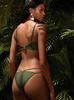 Bikini Micro de Tres Puntos de Color Sólido Comercio Transfronterizo Sexy Europeo y Americano Traje de Baño de Dos Piezas para Mujer 2026 Bikini Nuevo