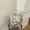 Estilo Coreano 2026 Primavera Nova Moda Bolsa de Mão Feminina de Alto Valor Ombro Único Cesta de Vegetais Elegante Tendência Bolsa Transversal