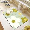 Posavasos de Cocina Almohadilla Absorbente Pad de Barro Diatómico Drenante Manteles Individuales para Vajilla Mesa Posavasos de Escritorio para Té