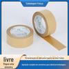 Amarelo não-lavável Kraft fita de papel caixa inteira atacado gravável fácil mão rasgar alta fita de vedação de papel Kraft adesivo