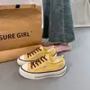 Zapatos de Lona con Suela Gruesa para Mujer 2026 Verano Nuevo Estilo Popular Casual Transpirables Finos Ligeros Cómodos Versátiles Tenis Deportivos