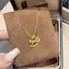 Nuevo Estilo "El Dinero Llega al Instante" Collar Triturado en Oro y Plata, Joyería de Nicho Versátil de Alta Gama para el Año de Nacimiento, Idea de Regalo