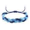 Venta caliente transfronteriza Nuevo estilo bohemio pulsera tejida color patchwork macarrón pulsera multicapa en stock