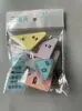 Clipes Coloridos Triangulares em Estoque, Clips de Prova Artísticos e Frescos, Clips de Canto, Pastas de Escritório Coloridas tipo Doce para Documentos Venda por Atacado