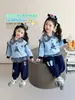 Conjunto de Niña Primavera y Otoño Policía Conejo Ropa Infantil 2026 Nuevo Modelo Niña Pequeña Judy Sudadera Conjunto Casual de Dos Piezas