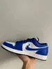 Putian Pura Original Qiao 1 Zapatos de Baloncesto para Hombre Aj1 de Caña Baja Tenis para Mujer Zapatos Deportivos Obsidiana Azul Carolina del Norte Azul y Blanco Modernos