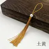 Punta con Borla con Perlas de Simulación Accesorios Hechos a Mano diy Material Punta Colgante Borla para Ropa Estilo Chino