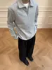 Sudadera deportiva para hombre con cremallera, estilo dos piezas en imitación, primavera y otoño, corte limpio, polo de manga larga con cuello, chaqueta de hombro estilo americano