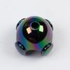 Plástico acrílico 14*16mm colorido Mabei color sólido hebilla de cadena anillo DIY joyería femenina accesorios de cadena para funda de teléfono móvil