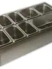 Bandejas de acero inoxidable de 1/9 y 1/6 de porción para tiendas de té de leche, recipientes para mermeladas, estantes para almacenar alimentos de condimentos, estantes de banco de trabajo y recipientes para ingredientes