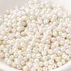 Perlas de Imitación de Vidrio Blanco Cuentas Sueltas Hechas a Mano Cuentas de 3-5 mm Hechas a Mano Material para Accesorios DIY Collar Accesorios de Joyería