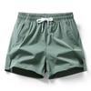 Pantalones Cortos para Hombre Verano Sentido del Diseño Moderno Pantalones de Cinco Puntos Holgados Deportivos Elásticos Pantalones de Tres Puntos Seda de Hielo Secado Rápido Pantalones de Playa