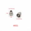 Botón DIY botón accesorios de ropa reloj de pared de metal cuerda para colgar hebilla hebilla cabeza de cuerda cabeza de cuerda de cintura cabeza de cuerda de sombrero