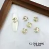 Accesorios para Uñas con Zirconia del Año del Caballo 2026 Nuevos Lindos Ponis del Zodiaco Rojo Aleación Pedrería Decoraciones de Uñas Portátiles para DIY