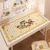 Alfombrilla de Escritorio Estudiante Atractiva para Protección Ocular de Niñas, Mantel de Mesa de Escritorio para Escribir, Alfombrilla Protectora de Escritorio de Aprendizaje y Oficina, Estilo Crema