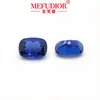 Azul Real Grueso Largo Rectangular Piedra Preciosa de Cultivo Piedra Suelta Zafiro Azul Transfronterizo Mayorista Joyería Accesorios Componentes Joyería Incrustada
