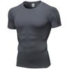 Traje de Entrenamiento Deportivo de Fitness para Hombre PRO Ajustado de Manga Corta Ropa Elástica de Secado Rápido Camiseta de Manga Corta Ropa 1053