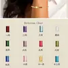 Pulsera de cuentas con piedra de nacimiento de diciembre transfronteriza europea y americana, Joyería de corazón de circón moderna y simple para uso diario, Al por mayor