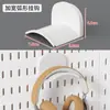 Accesorios para Tablero Perforado Ganchos Decorativos Ranura Larga Estante de Almacenamiento Universal Montaje en Pared Sin Taladro Estante de Exhibición de Almacenamiento de Escritorio