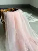Ajustada à pele, amigável à pele, rosa nude, rosa pasta de feijão, anti-pilling, malha macia, tecido, véu de noiva, cortina, roupa