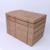 Caja de Archivo de Papel Kraft al por Mayor, Caja de Almacenamiento de Documentos con Tecnología de Papel de Pulpa de Madera Pura, Caja de Almacenamiento de Archivos